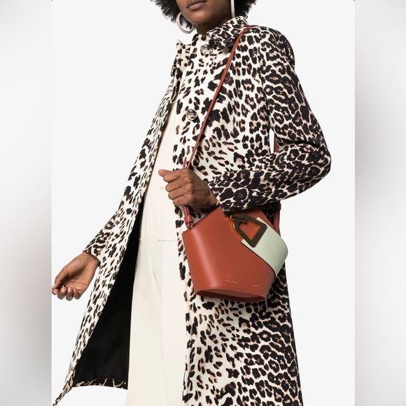 Danse Lente Black and Blue Patent Mini Johnny Bucket Bag - Picture 12 of 13